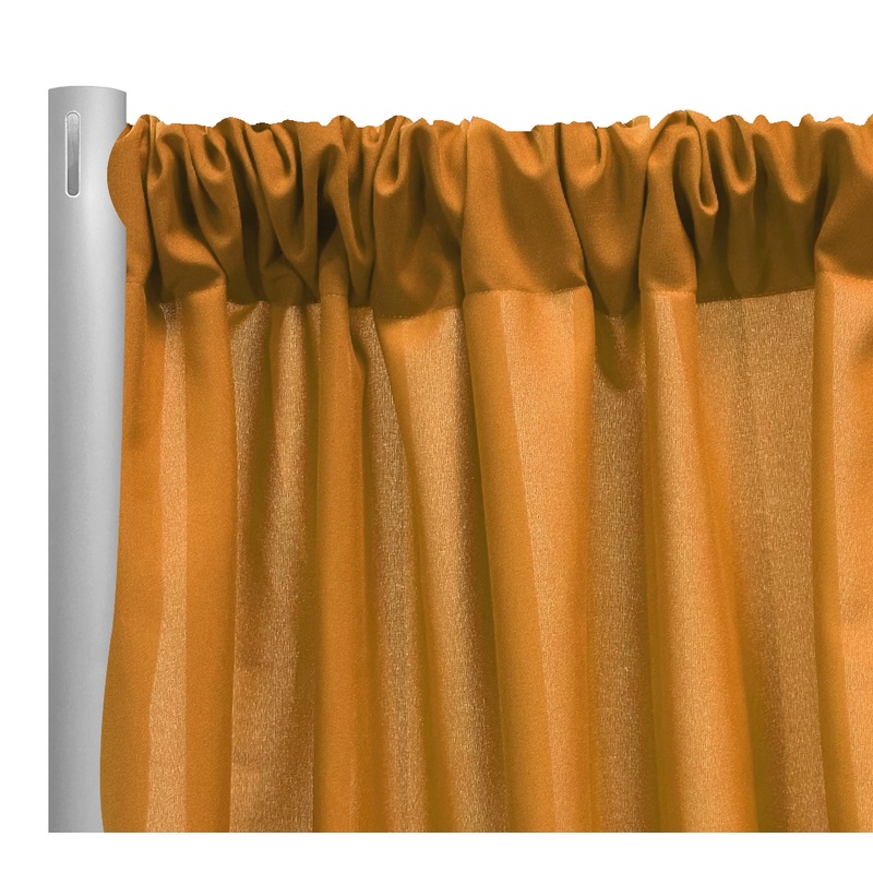 Premium Poly (Poplin) Drapery Panel in Mustard 1340