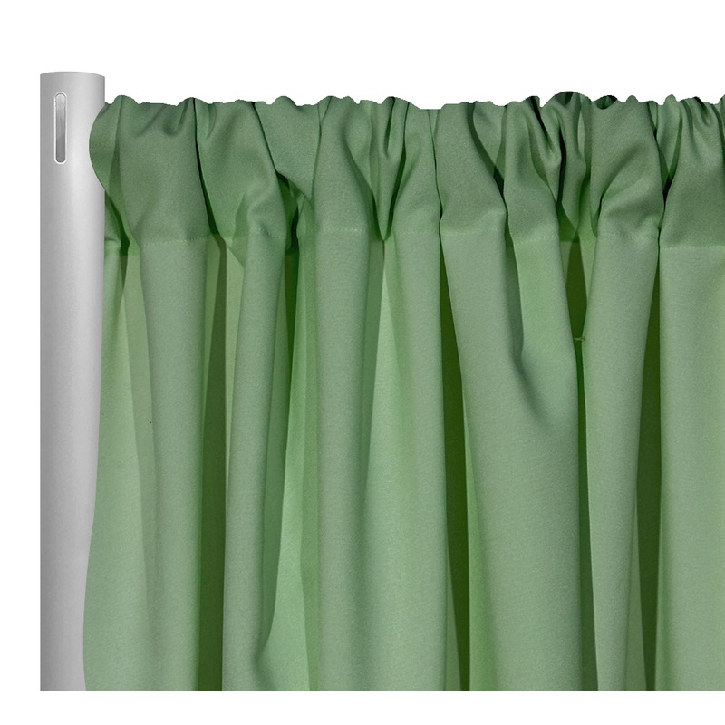 Premium Poly (Poplin) Drapery Panel in Sage 1152