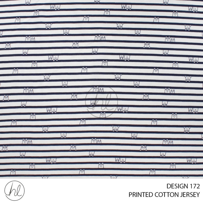 PRINTED COTTON JERSEY 51 WHITE 150CM PER M
