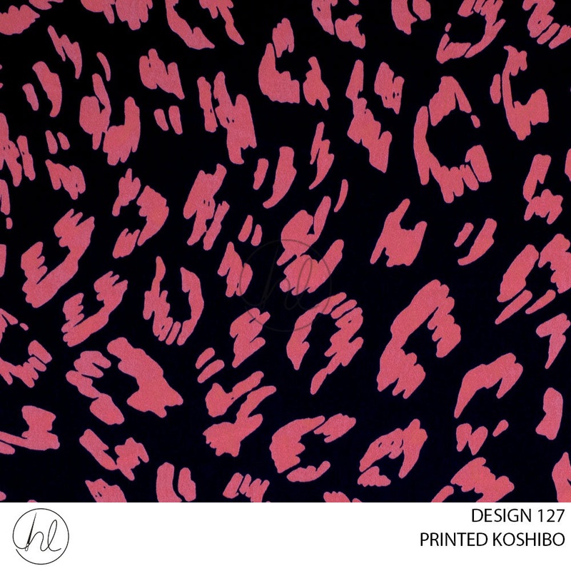PRINTED KOSHIBO 51 BLACK DESIGN 127 150CM