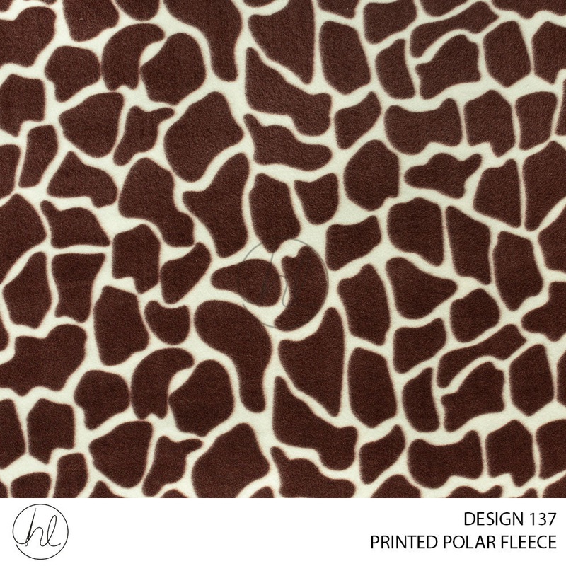 PRINTED POLAR FLEECE 53 CREAM 150CM PER M