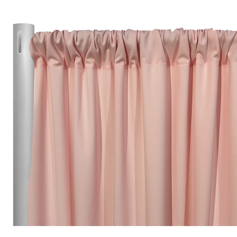Scuba (Wrinkle-Free) Drapery Panel in Blush 1319