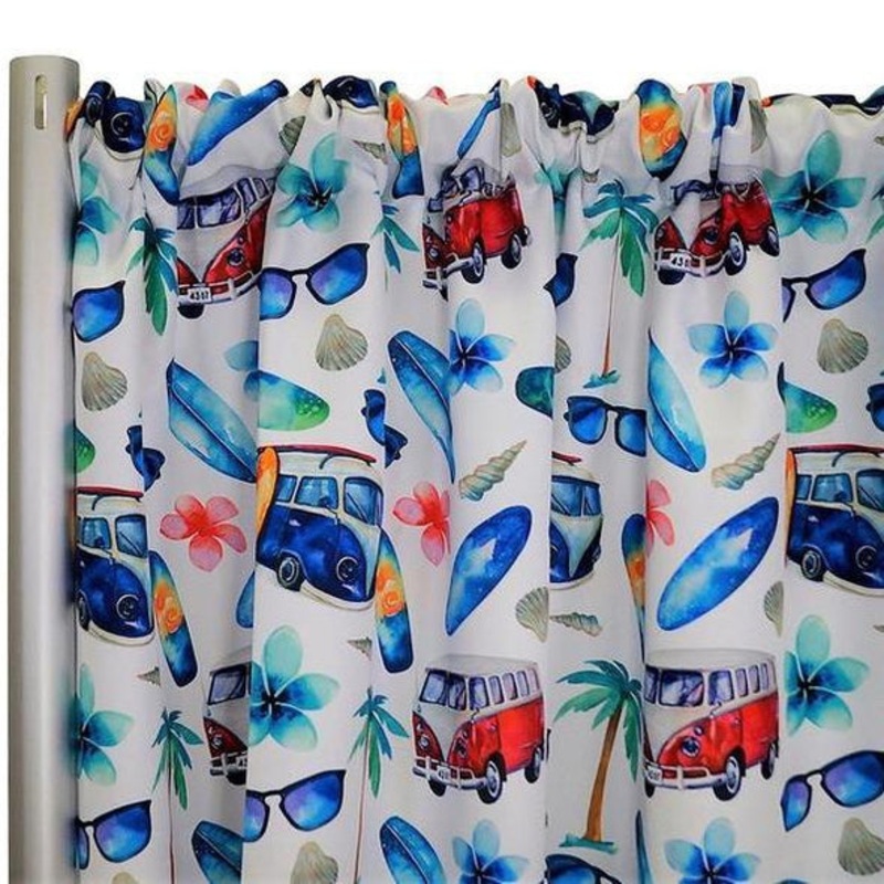 Surf's Up (Poly Print) Drapery Panel