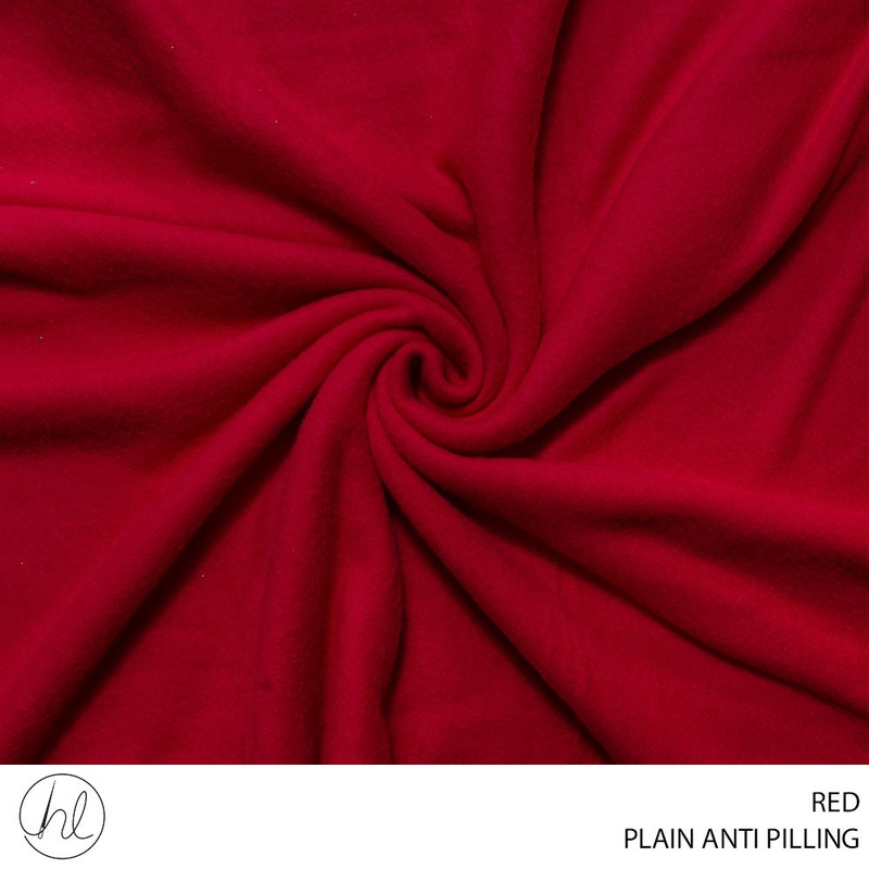 ANTI PILLING PLAIN 150CM RED FREE PIECE