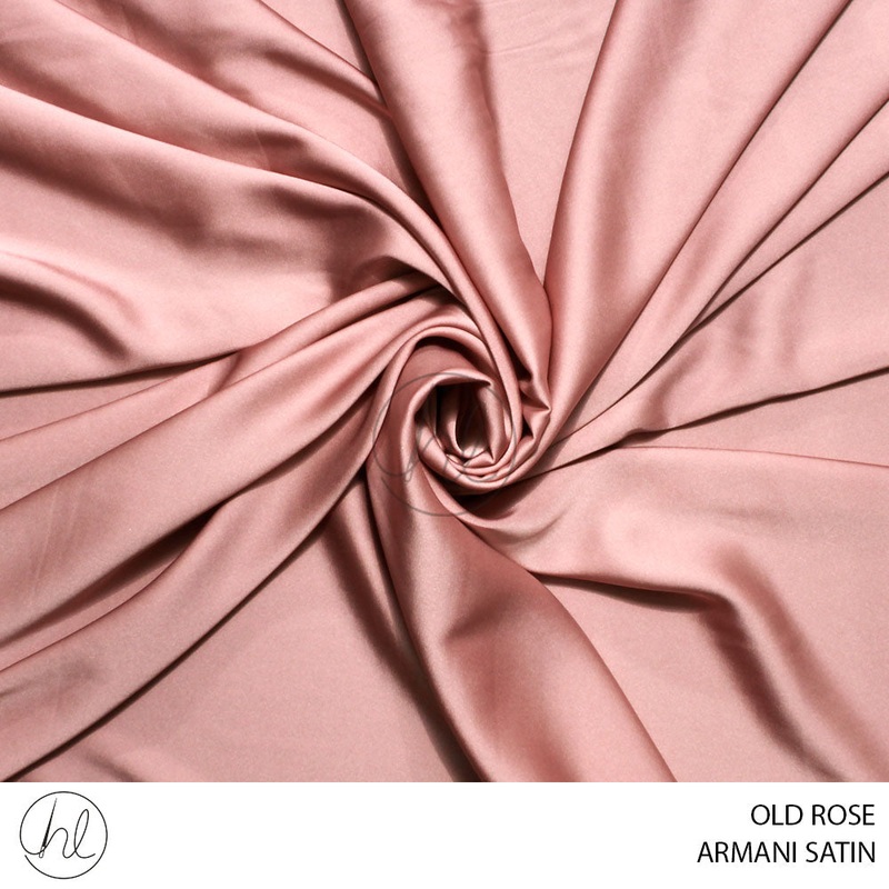ARMANI SATIN 781 OLD ROSE 150CM PER M