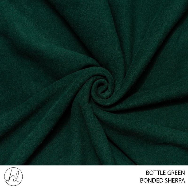 BONDED SHERPA 781 BOTLLE GREEN 150CM PER M