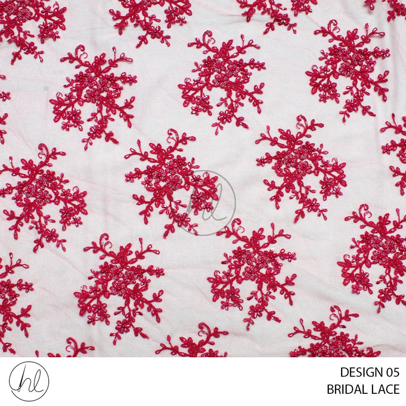 BRIDAL LACE 51 PER M DESIGN 05 PINK COLLECTION 05