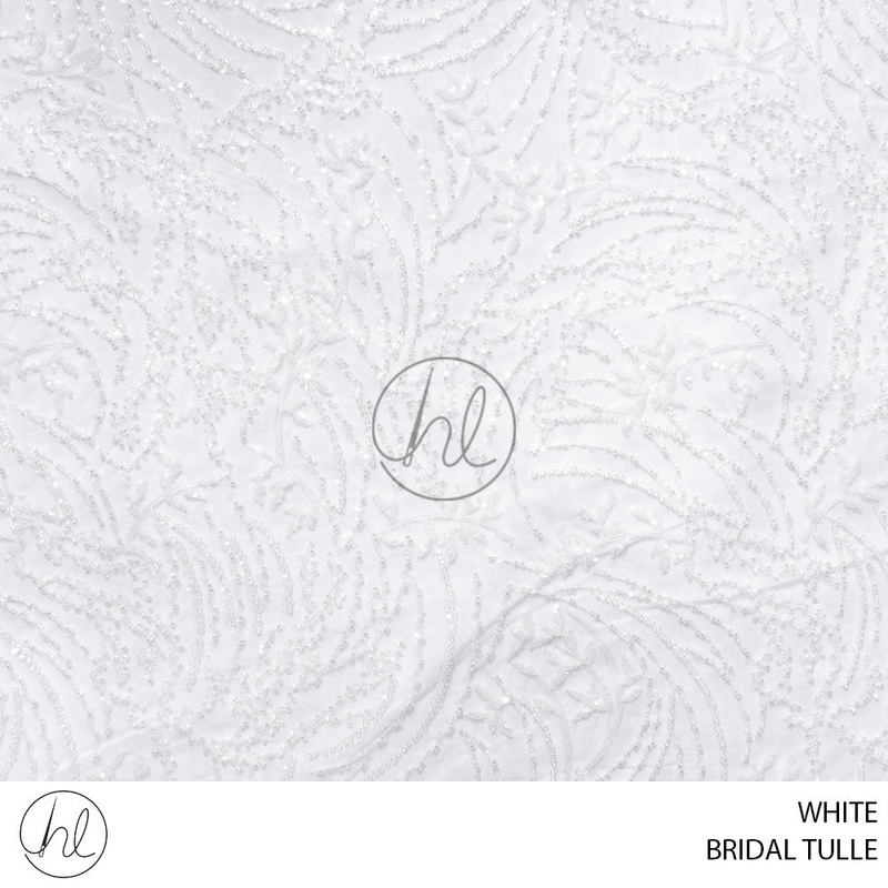 Bridal Tulle 253 White 130cm Per M