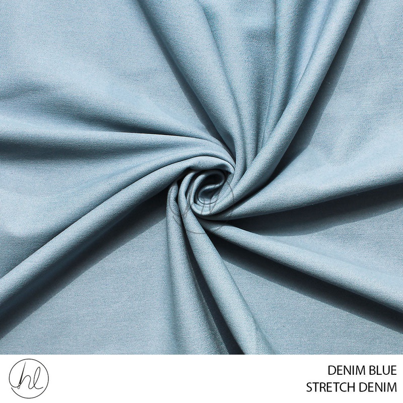 DENIM STRETCH 150CM PALE BLUE ROLL ROLL 001