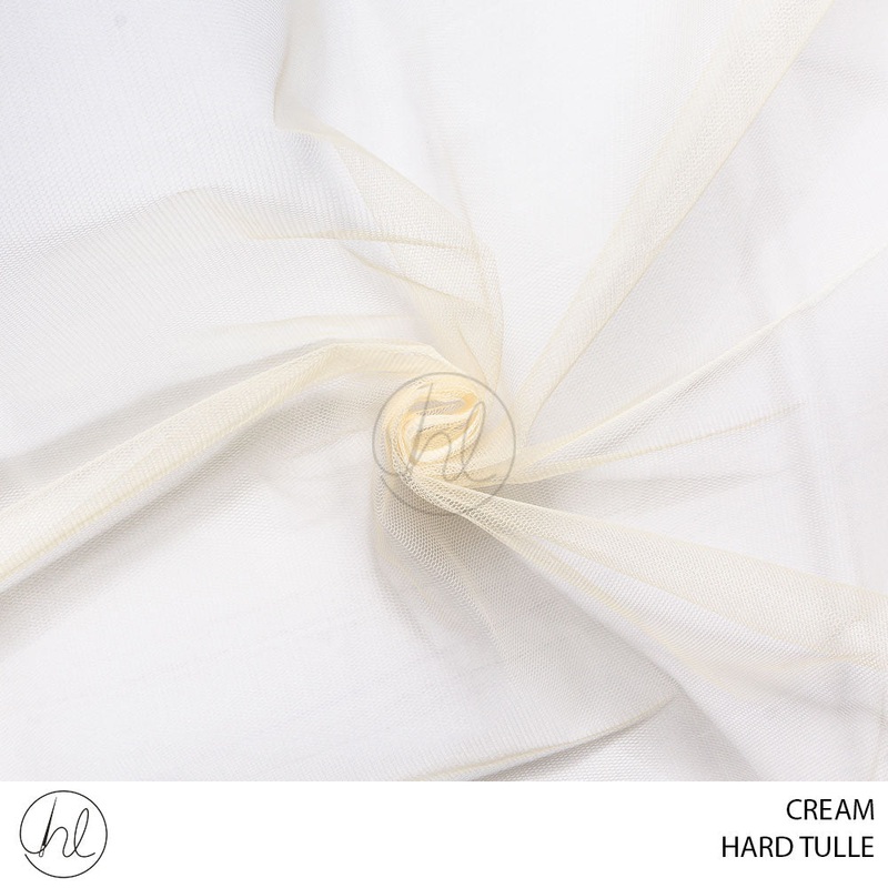HARD TULLE 51 CREAM 150CM PER M