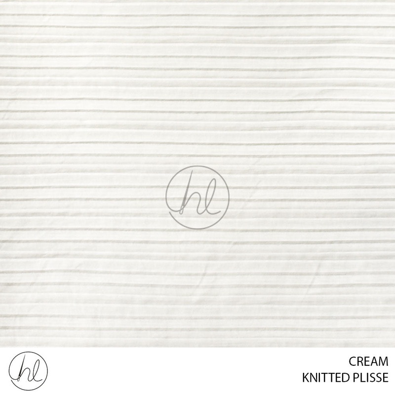 Knitted plisse 51 cream 150cm per m
