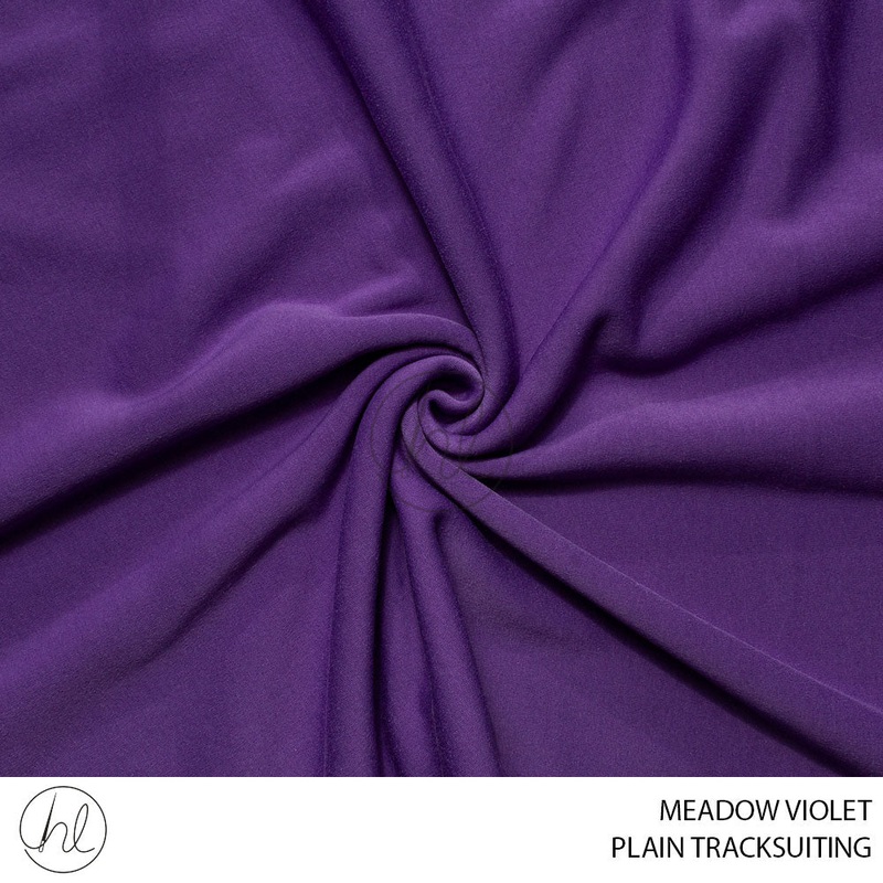 PLAIN TRACKSUITING 51 MEADOW VIOLET 150CM PER M