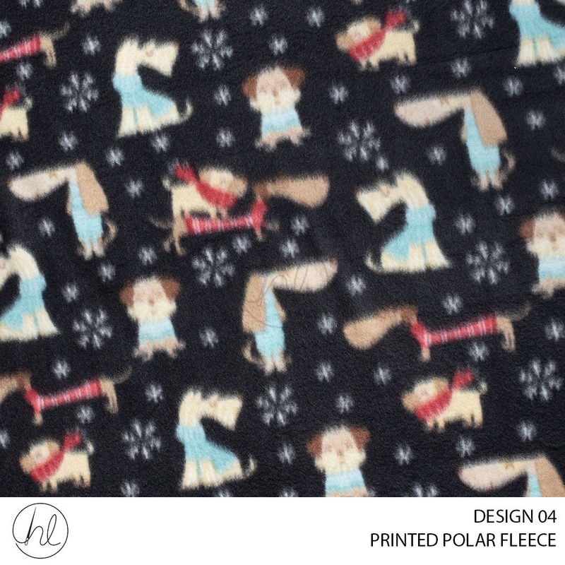 PRINTED POLAR FLEECE 51 ASSORTED 150CM PER M