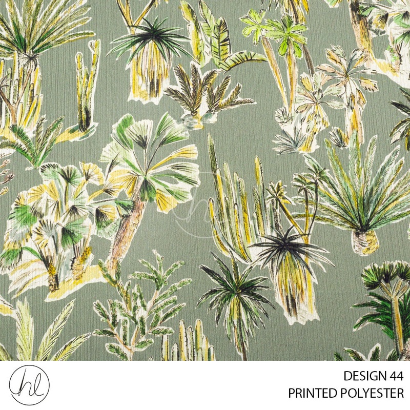 PRINTED POLYESTER LIO PER M MULTI DESIGN 44 150CM WIDE