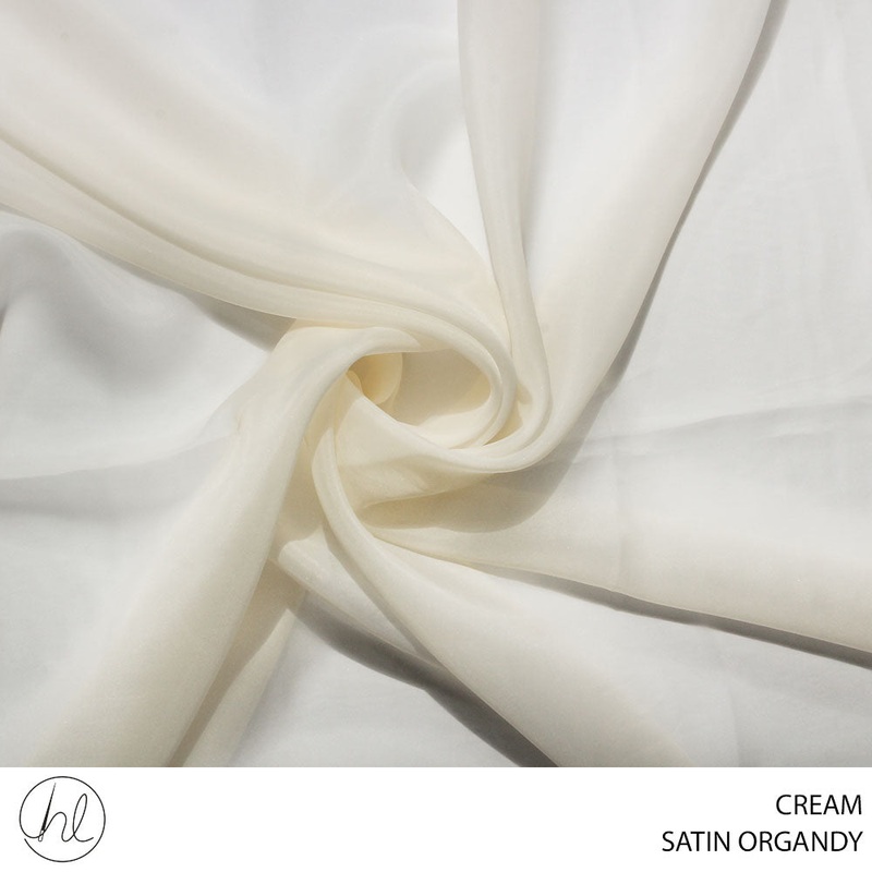 SATIN ORGANDY 150CM CREAM ROLL 001 1