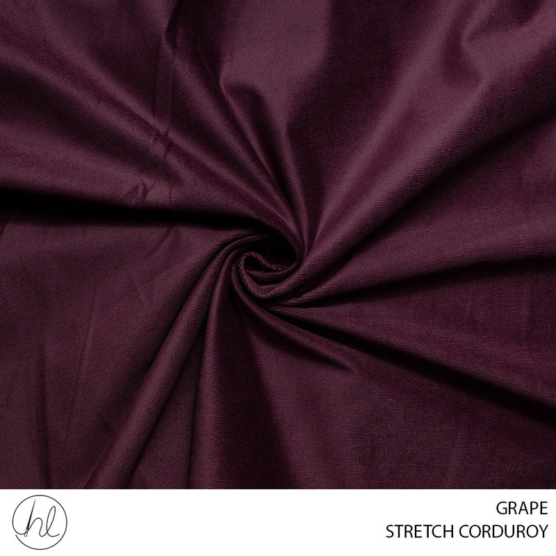 STRETCH CORDUROY 51 GRAPE 150CM PER M