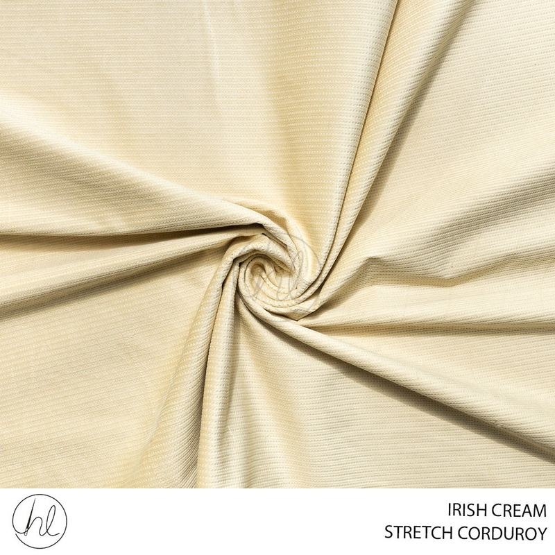 STRETCH CORDUROY 51 IRISH CREAM 150CM PER M