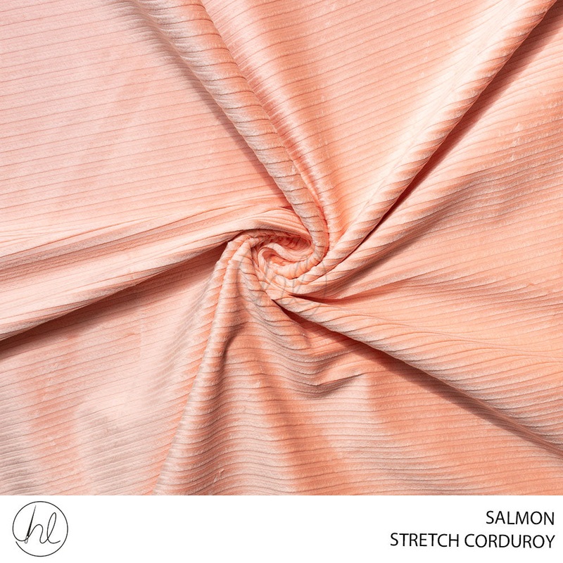 STRETCH CORDUROY 51 SALMON 150CM PER M