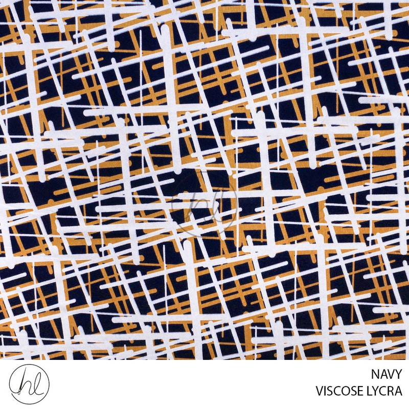 Viscose Lycra 51 Navy 150cm Per M