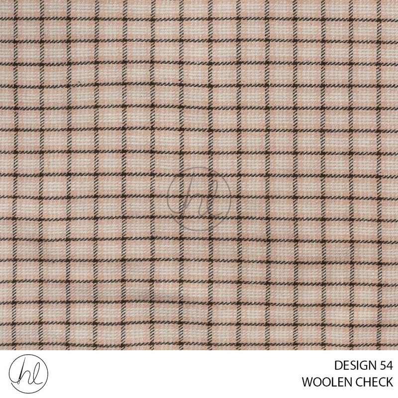 WOOLEN CHECK RUSSIA 51 MISTY ROSE 150CM PER M