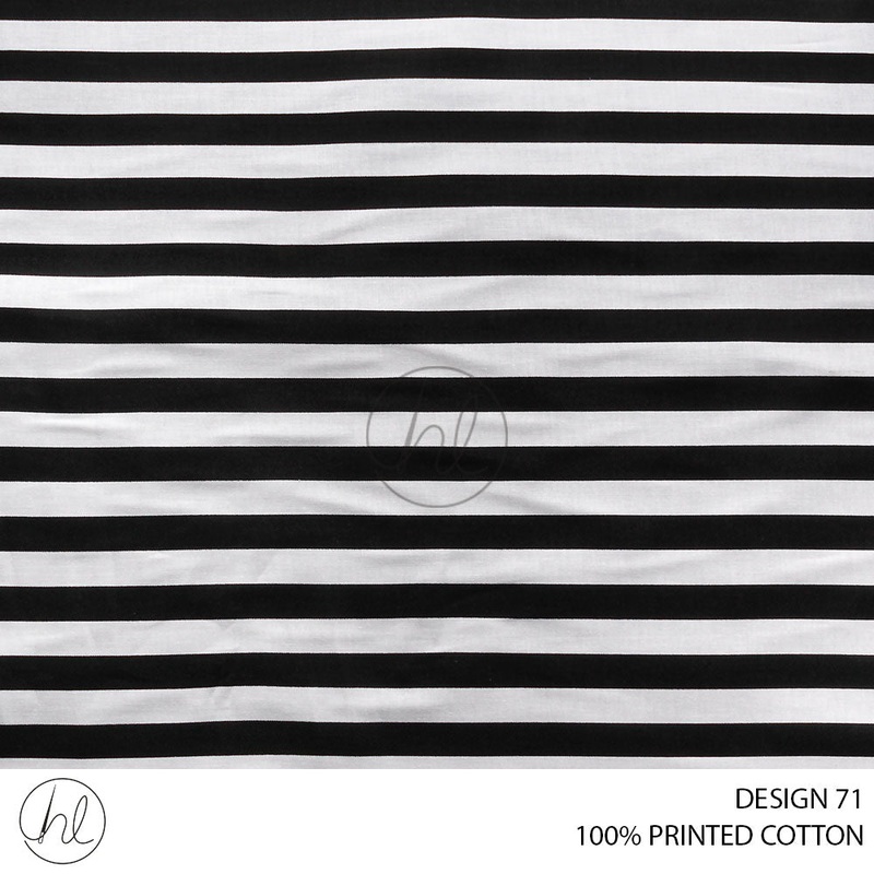 100% PRINTED COTTON 3408 MULTI  110CM PER M