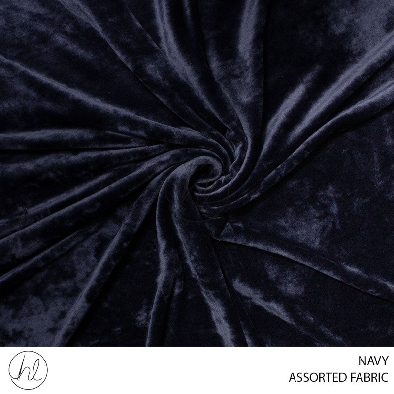 ASSORTED FABRIC 51 NAVY 150CM PER M