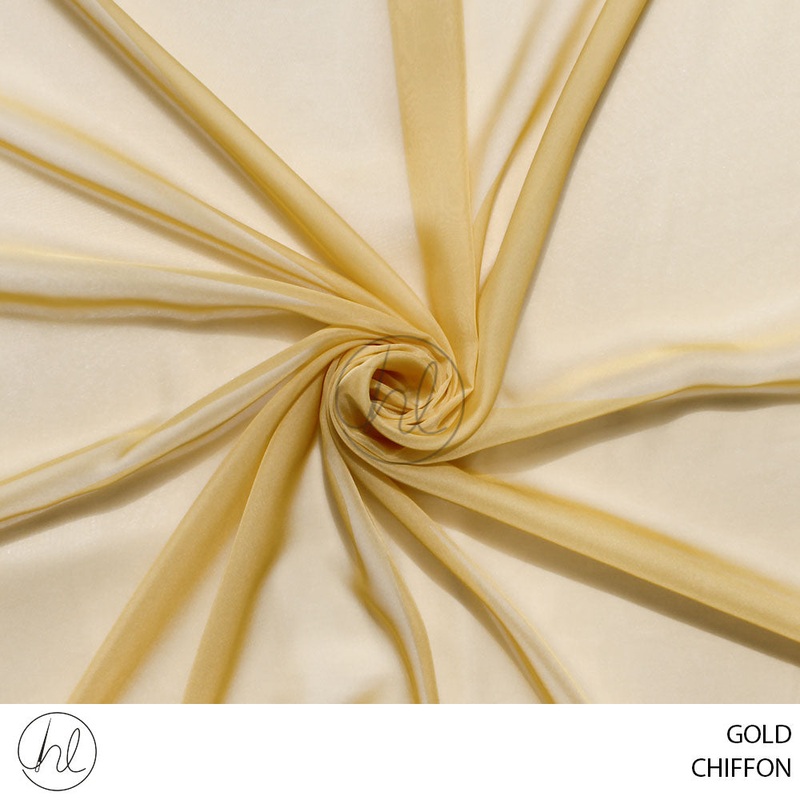 CHIFFON 51 GOLD 150CM PER M