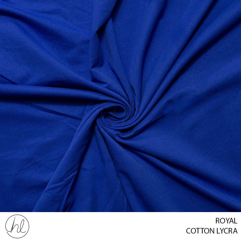 COTTON LYCRA 139 ROYAL 180CM PER M
