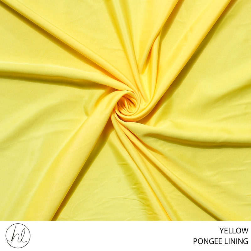 PONGEE LINING HEAVY WGHT YELLOW ROLL 001 1