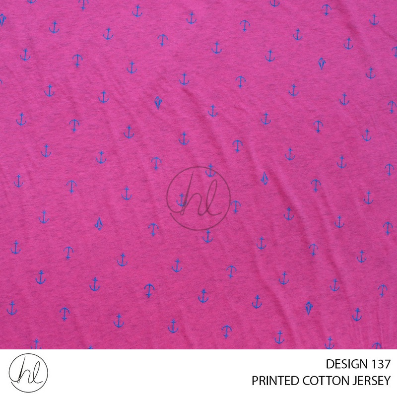 PRINTED COTTON JERSEY 51 PINK 150CM PER M