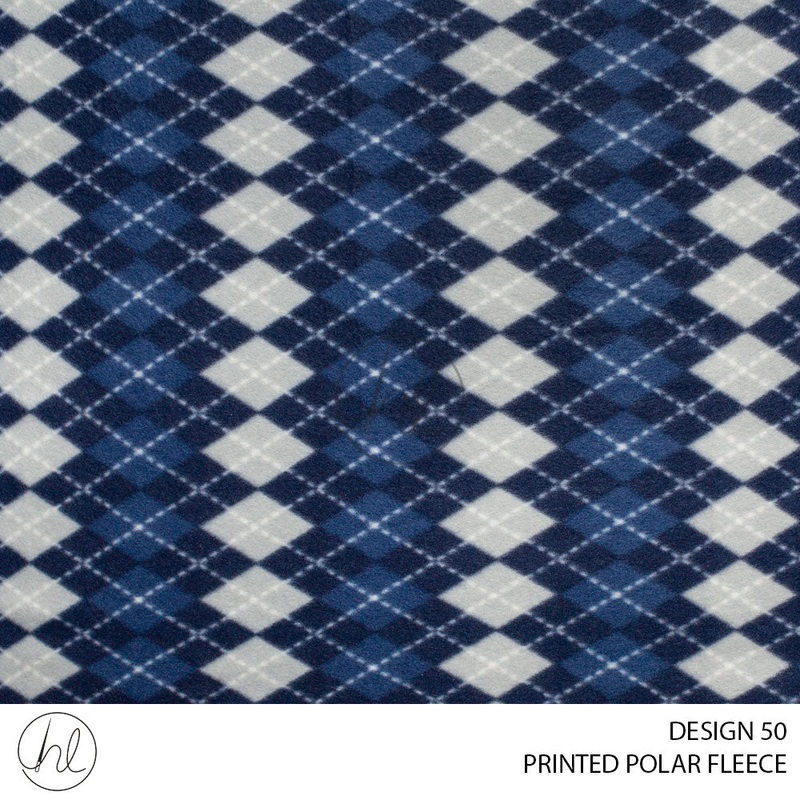 PRINTED POLAR FLEECE 56 BLUE 150CM PER M
