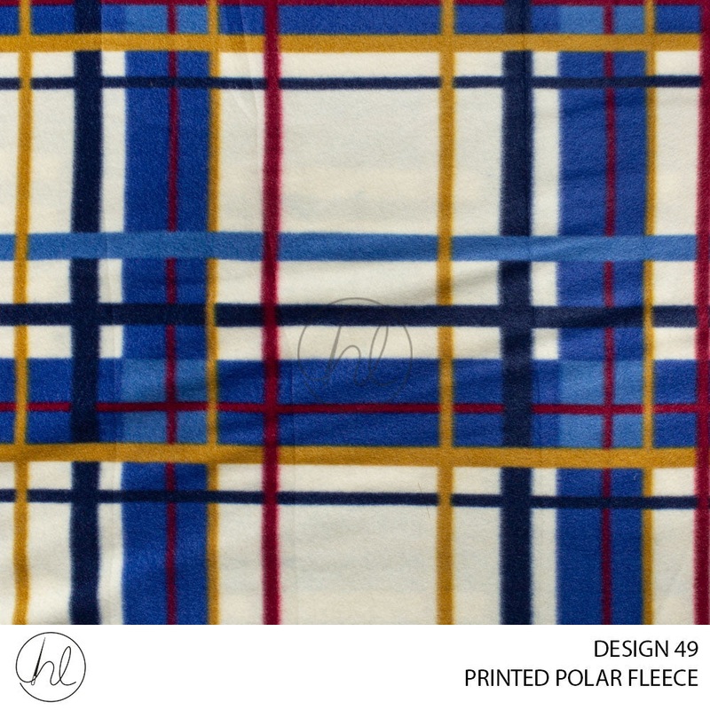 PRINTED POLAR FLEECE 56 CREAM 150CM PER M