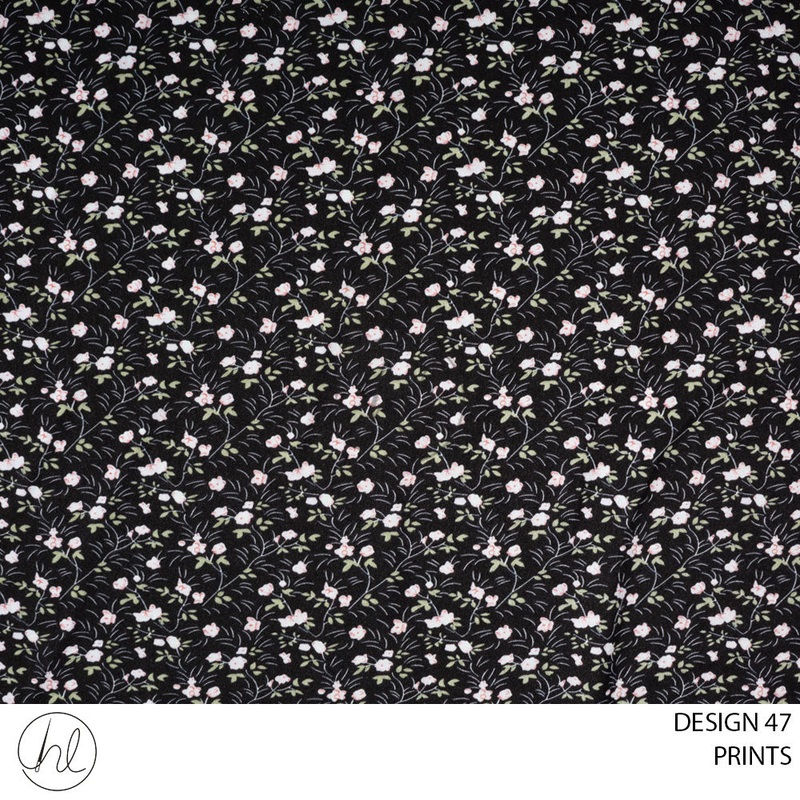 PRINTS 51 PER M NAVY DESIGN 47 150CM WIDE
