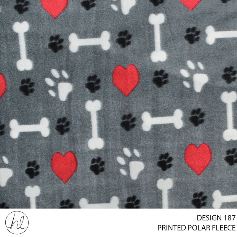 PRT POLAR FLEECE PAWS & BONES
