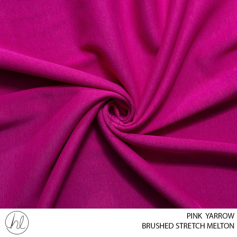 STRETCH BRUSHED MELTON 51 PINK YARROW 150CM PER M