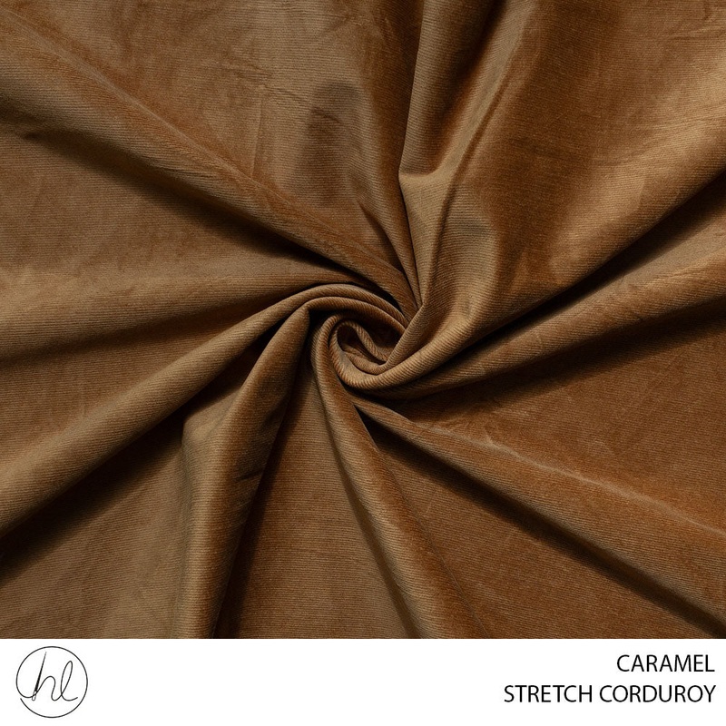 STRETCH CORDUROY 51 CARAMEL 150CM PER M