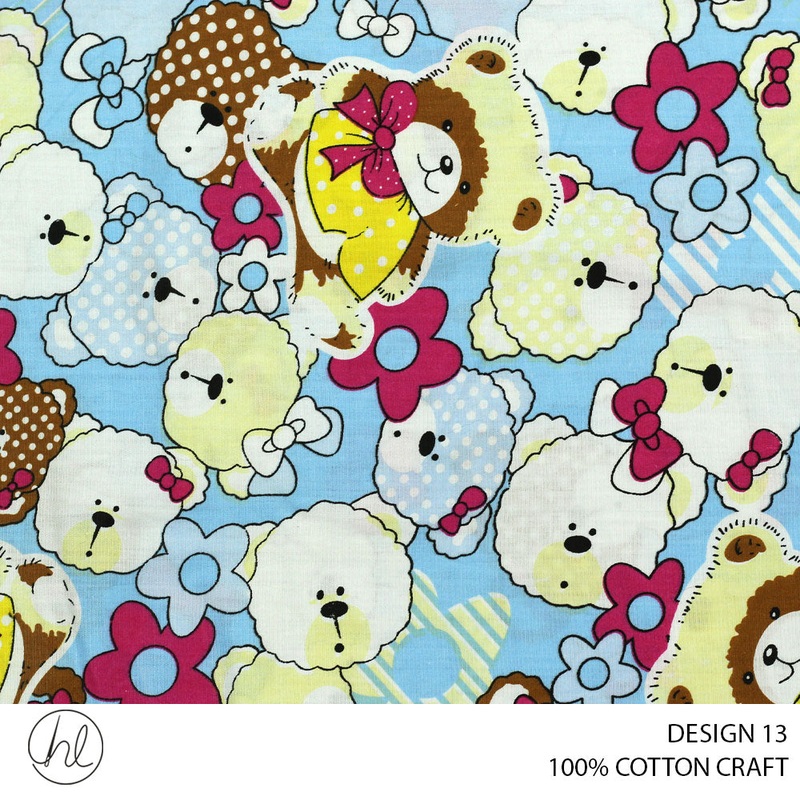 100% COTTON CRAFTS DESIGN 13 150CM WIDE PER M
