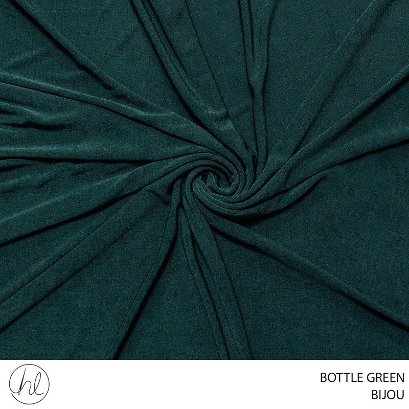 BIJOU PLAIN FABRIC BOTTLE GREEN 150CM ROLL ROLL 001