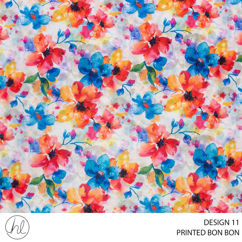 BON BON PRINTED FABRIC 150CM 100641 ROYAL ROLL ROLL 001