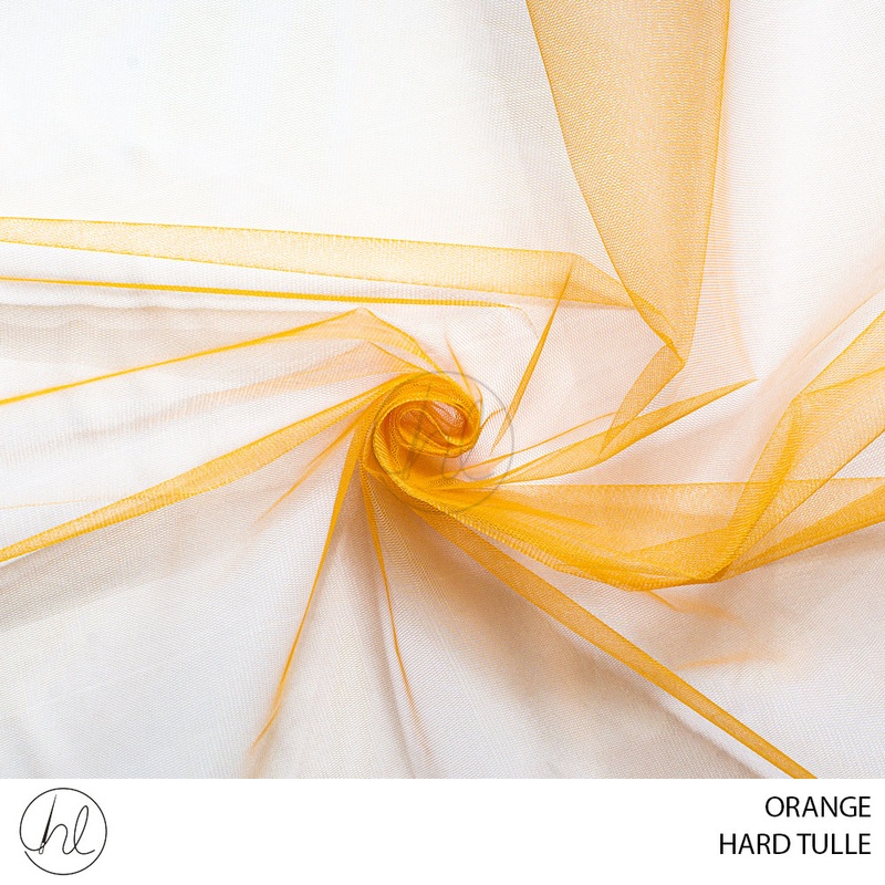 HARD TULLE 51 ORANGE 150CM PER M