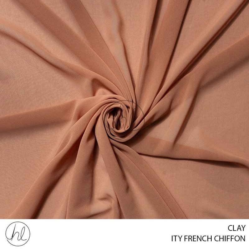ITY FRENCH CHIFFON 51 CLAY 150CM PER M