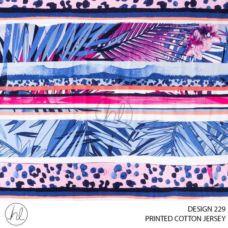 PRINTED COTTON JERSEY 51 MULTI 150CM PER M