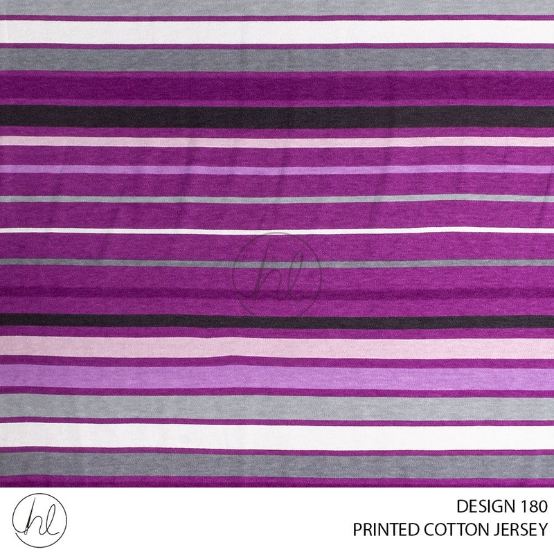 PRINTED COTTON JERSEY 51 PURPLE 150CM PER M