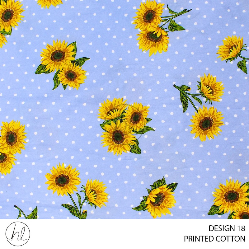 PRINTED COTTON PETOCARE 51 BABY BLUE 150CM PER M