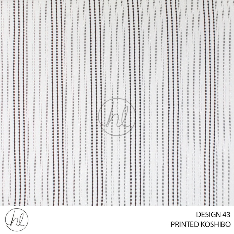 PRINTED KOSHIBO 51 PER M DESIGN 43 IVORY 150CM WIDE