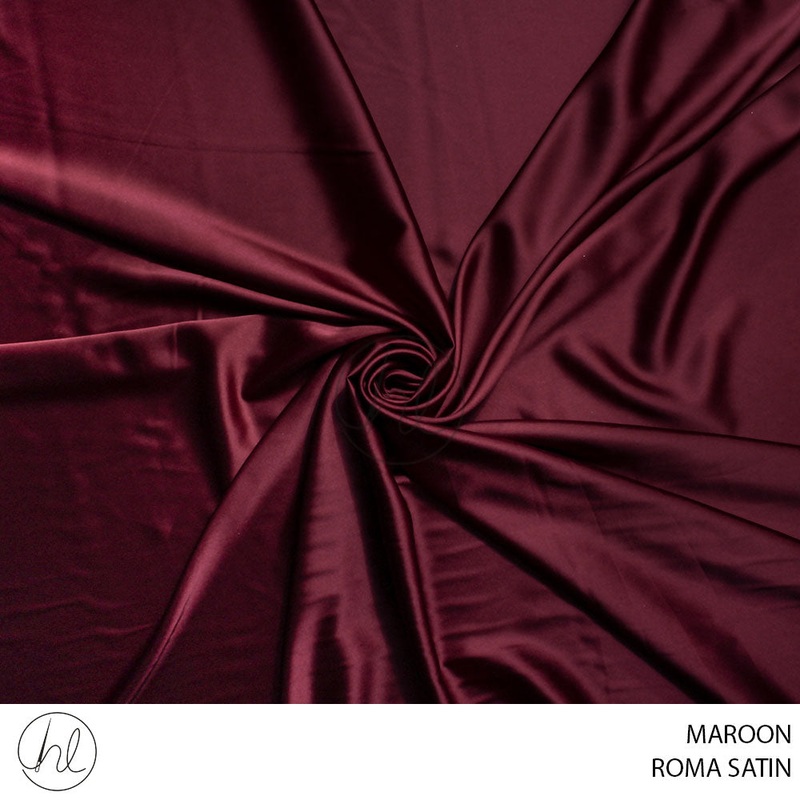 ROMA SATIN 781 MAROON 150CM PER M