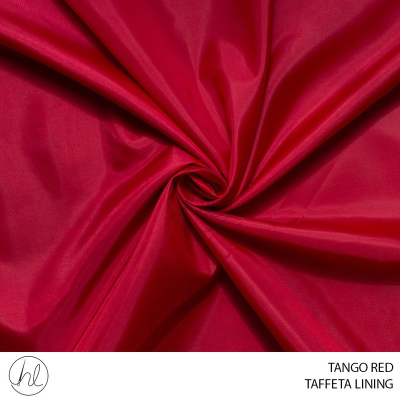 TAFFETA LINING 51 TANGO RED 150CM PER M