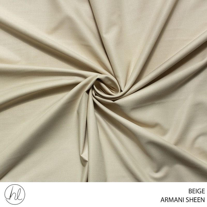 ARMANI SHEEN PLAIN KURTA FABRIC 150CM BEIGE ROLL ROLL 001