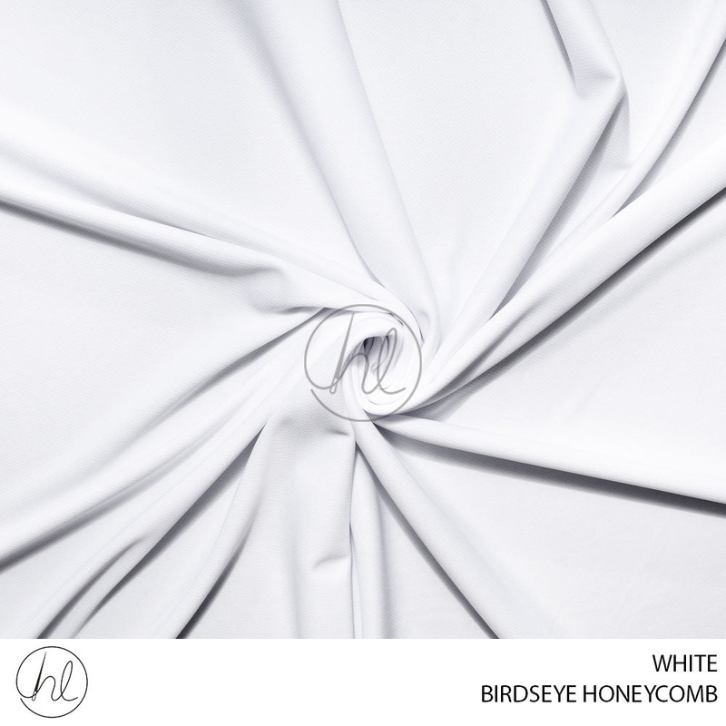 BIRDSEYE HONEYCOMB 781 WHITE 150CM PER M