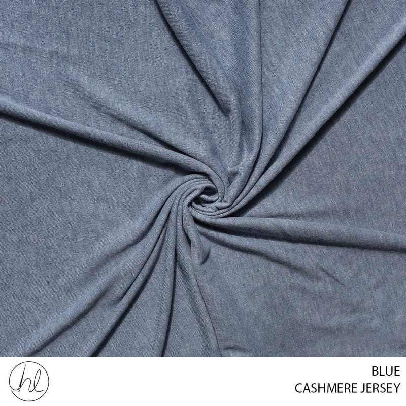 CASHMERE JERSEY 51 BLUE 150CM PER M
